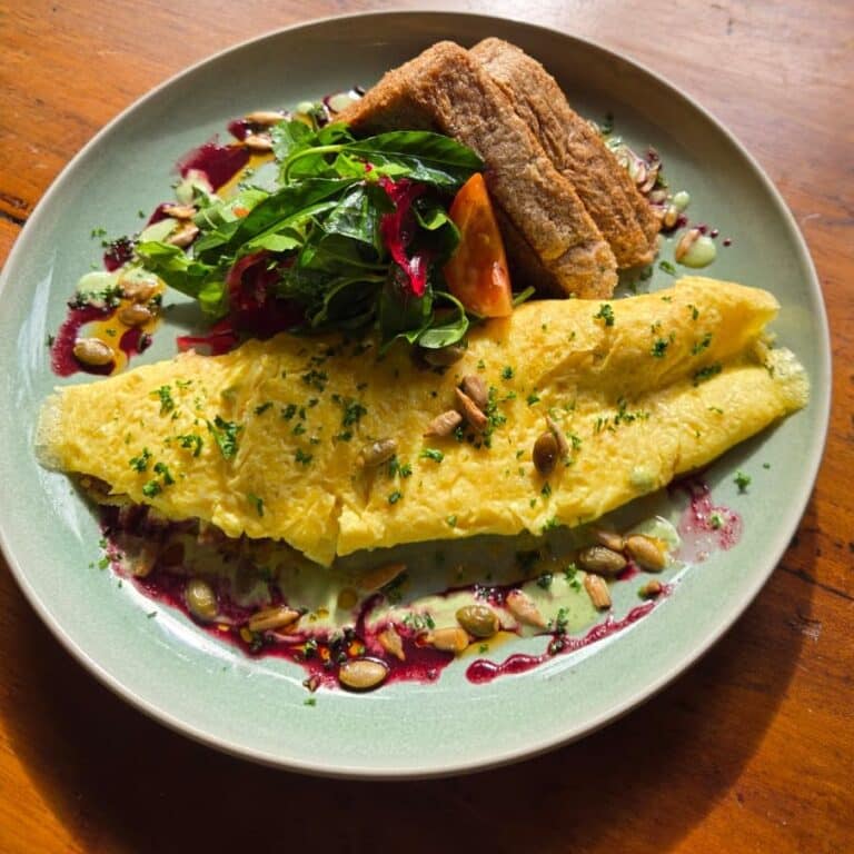 Salt Double Cheese Omelette