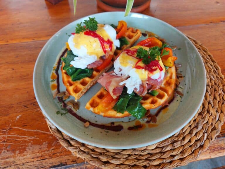 Eggs Benny Waffle